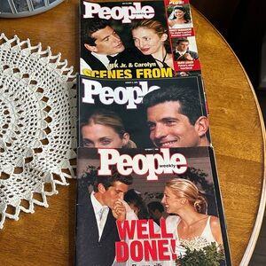 People Magazine Collection of JFK Jr and Carolyn Bessette
